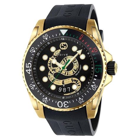 gucci dive watch review|gucci snake watch men's.